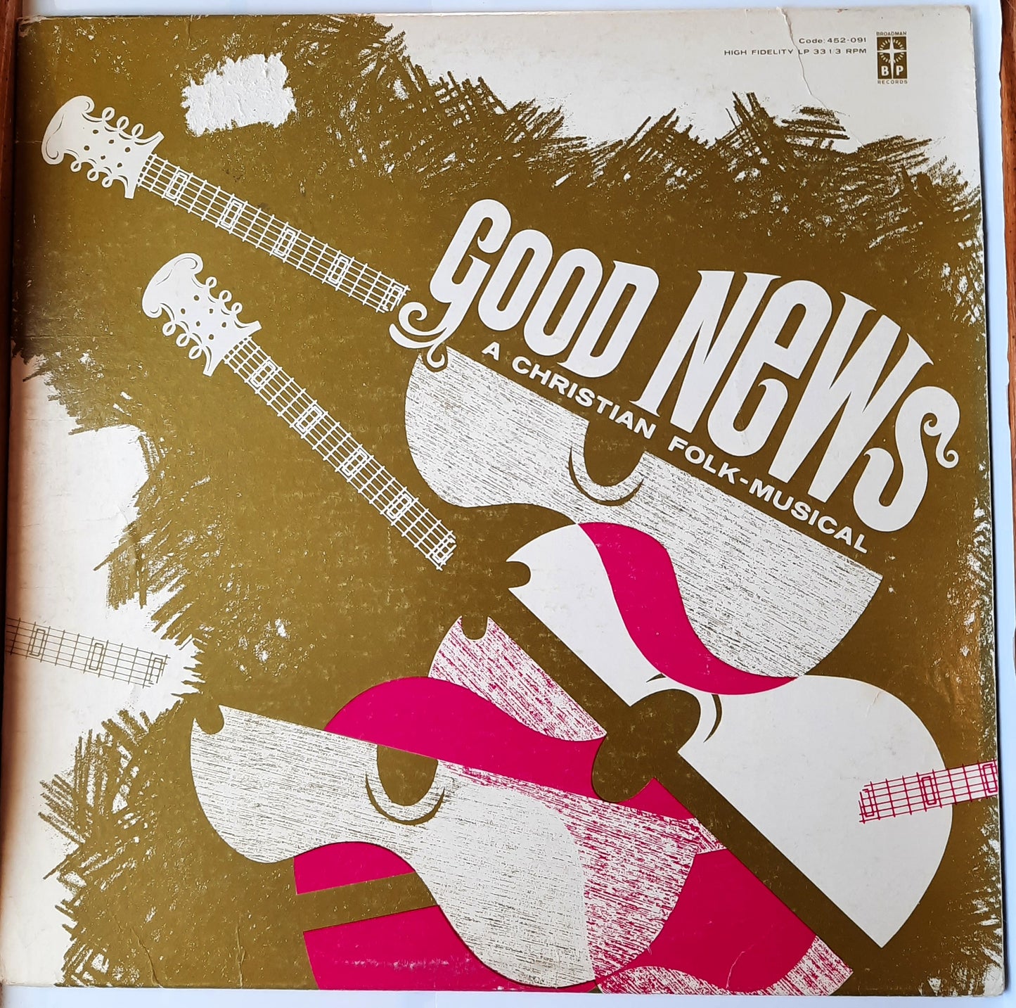 Broadman Records Good News: Ein christliches Folk-Musical-Schallplattenalbum (Volllänge LP, 1967, Sehr gut, Code 452-091)