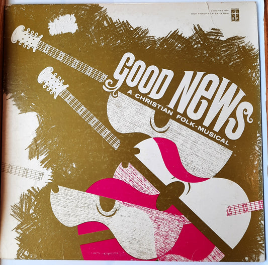 Broadman Records Good News: Ein christliches Folk-Musical-Schallplattenalbum (Volllänge LP, 1967, Sehr gut, Code 452-091)