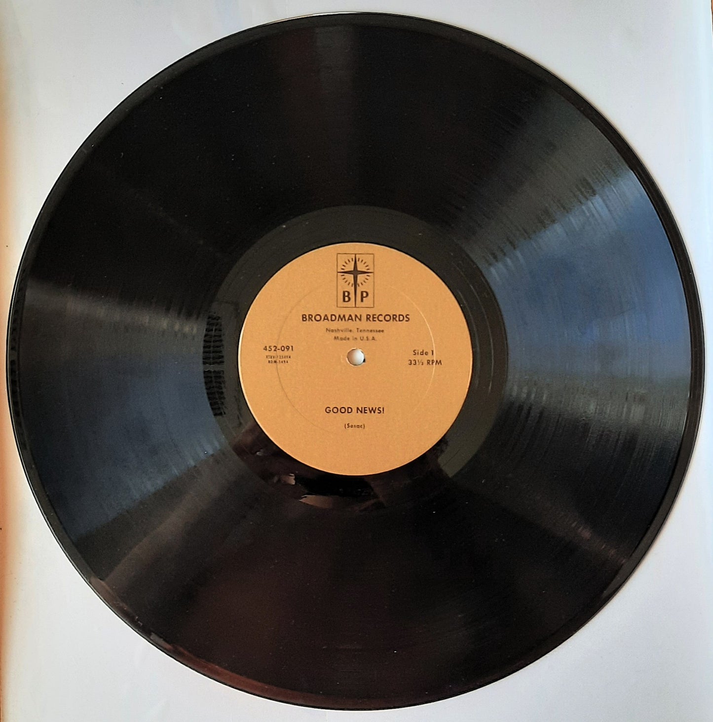 Broadman Records Good News: Ein christliches Folk-Musical-Schallplattenalbum (Volllänge LP, 1967, Sehr gut, Code 452-091)