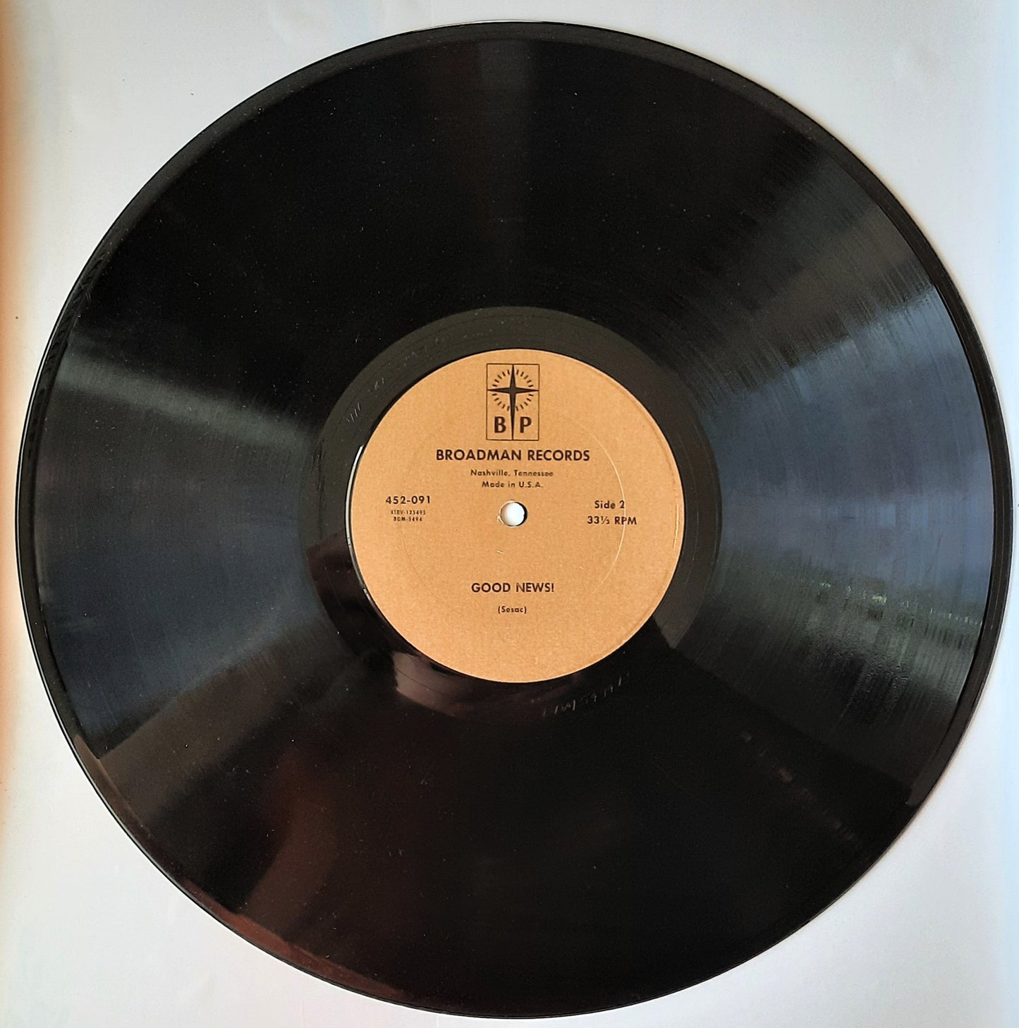 Broadman Records Good News: Ein christliches Folk-Musical-Schallplattenalbum (Volllänge LP, 1967, Sehr gut, Code 452-091)