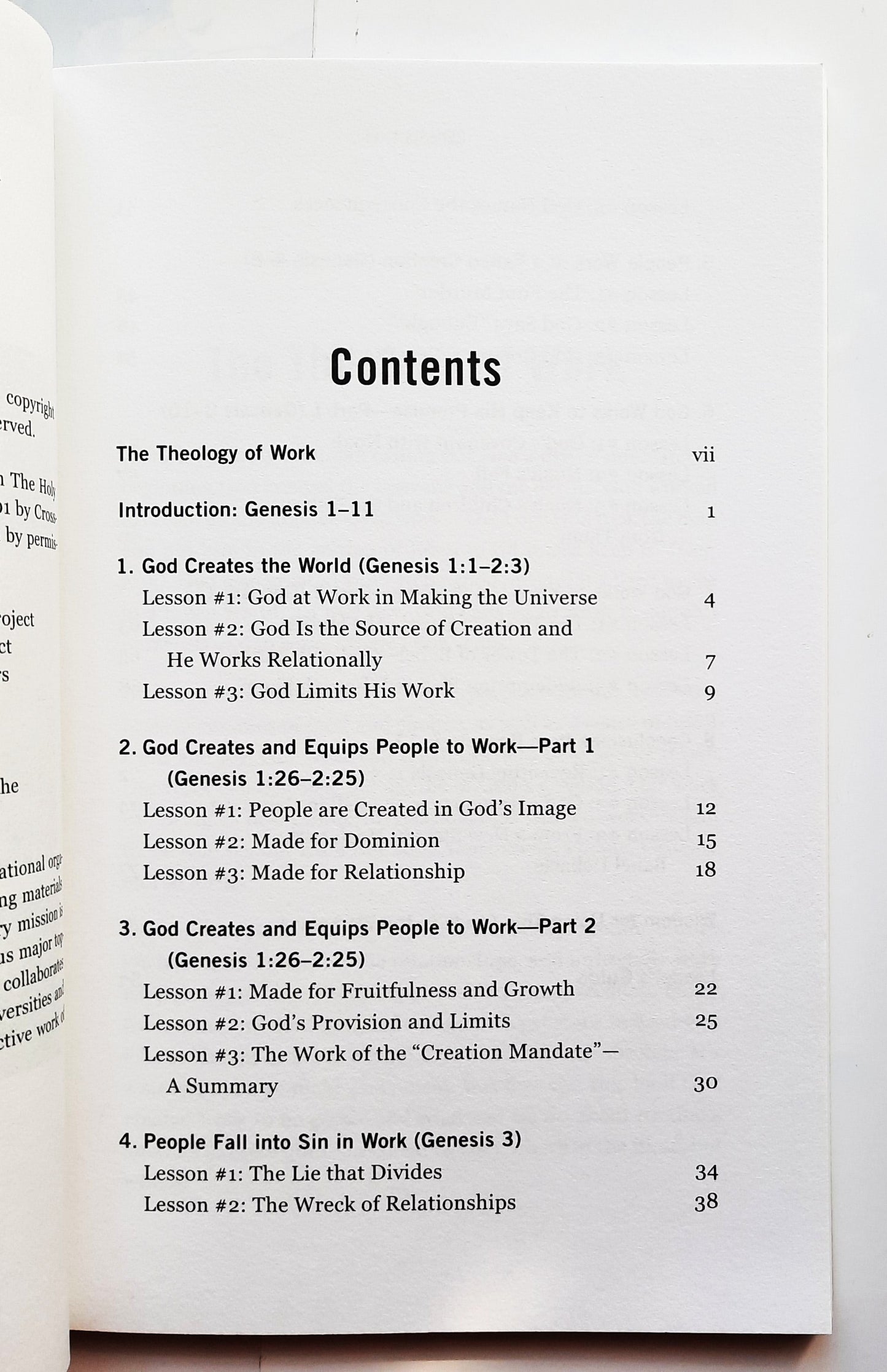 Theology Of Work Genesis 1-11 Bible Study (New, 2014, Pbk, 96 pages, Hendrickson)