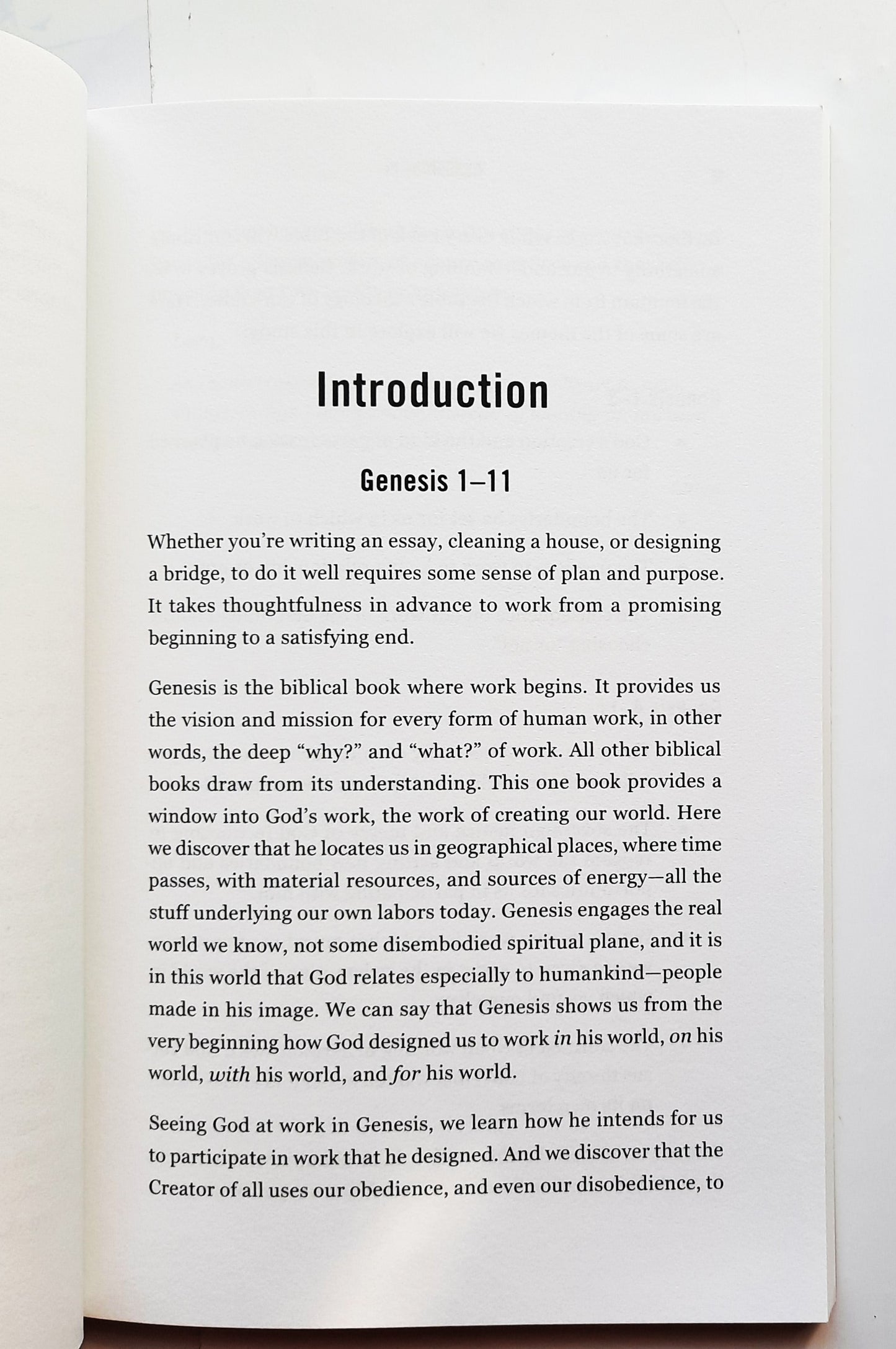 Theology Of Work Genesis 1-11 Bible Study (New, 2014, Pbk, 96 pages, Hendrickson)