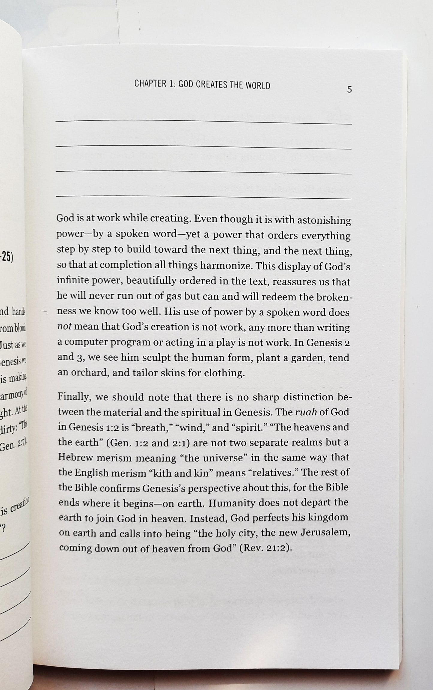 Theology Of Work Genesis 1-11 Bible Study (New, 2014, Pbk, 96 pages, Hendrickson)