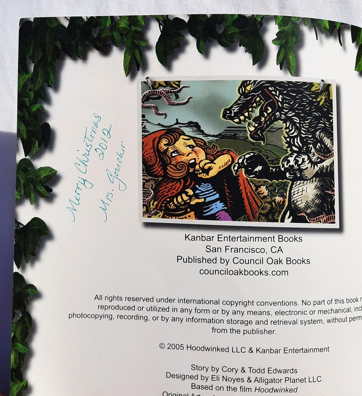 Hoodwinked! The True Story of Red Riding Hood by Cory Edwards (Very good, 2005, Pbk, 32 pages, Kanbar Entertainment)