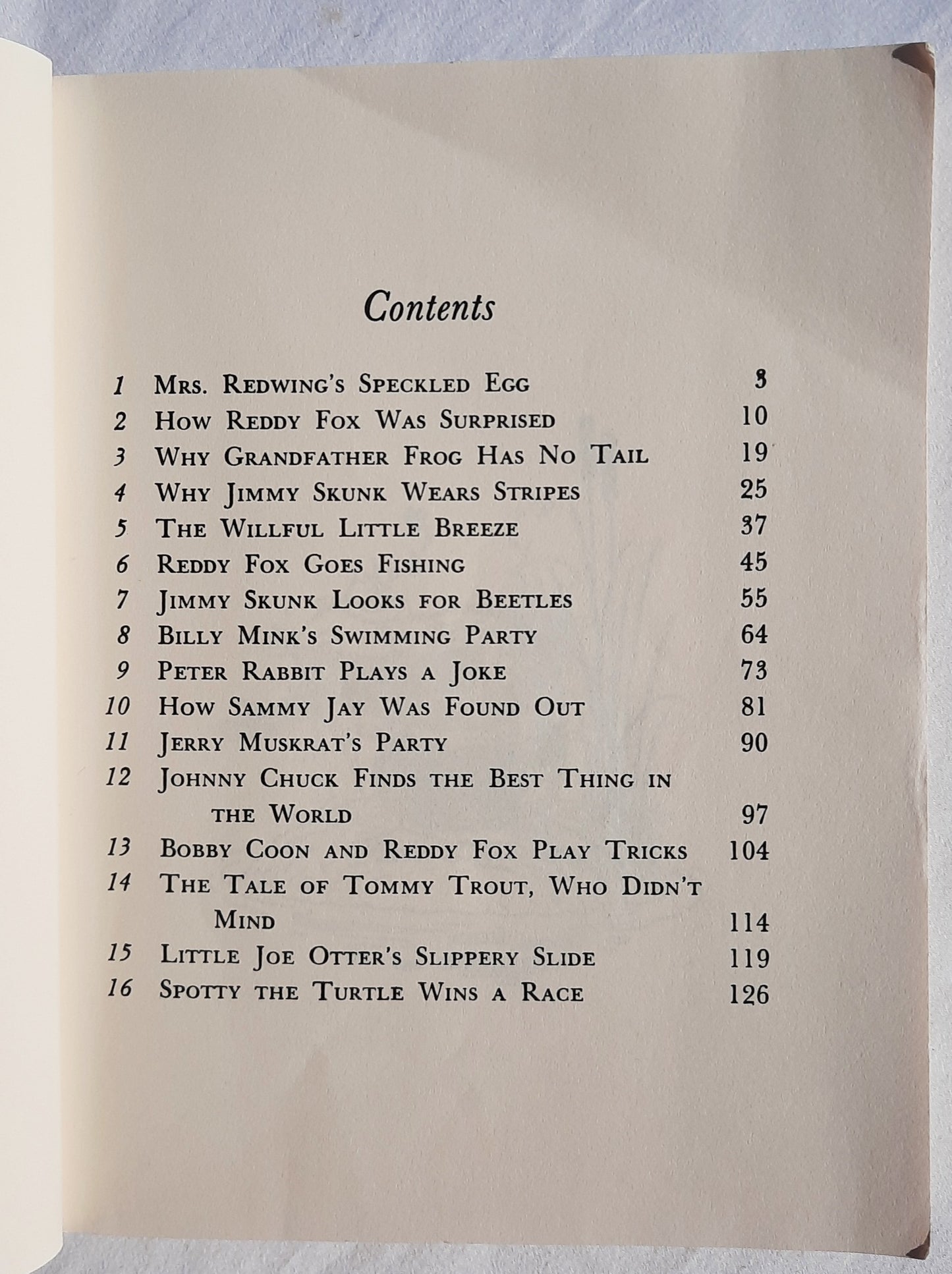 Old Mother West Wind by Thornton W. Burgess; Harrison Cady (Good, 1985, Pbk, 140 pages, Little, Brown & Co.)