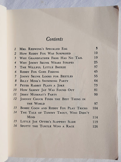 Old Mother West Wind by Thornton W. Burgess; Harrison Cady (Good, 1985, Pbk, 140 pages, Little, Brown & Co.)