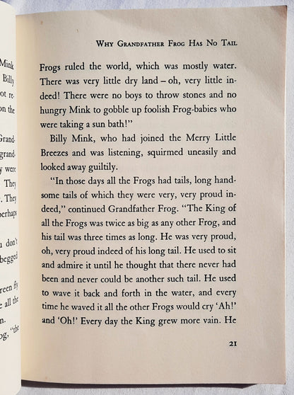 Old Mother West Wind by Thornton W. Burgess; Harrison Cady (Good, 1985, Pbk, 140 pages, Little, Brown & Co.)