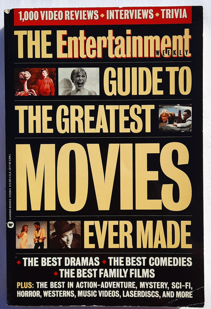 Guide to the Greatest Movies Ever Made by Entertainment Weekly (Good, Pbk, 1994, Warner Books, 341 pages)