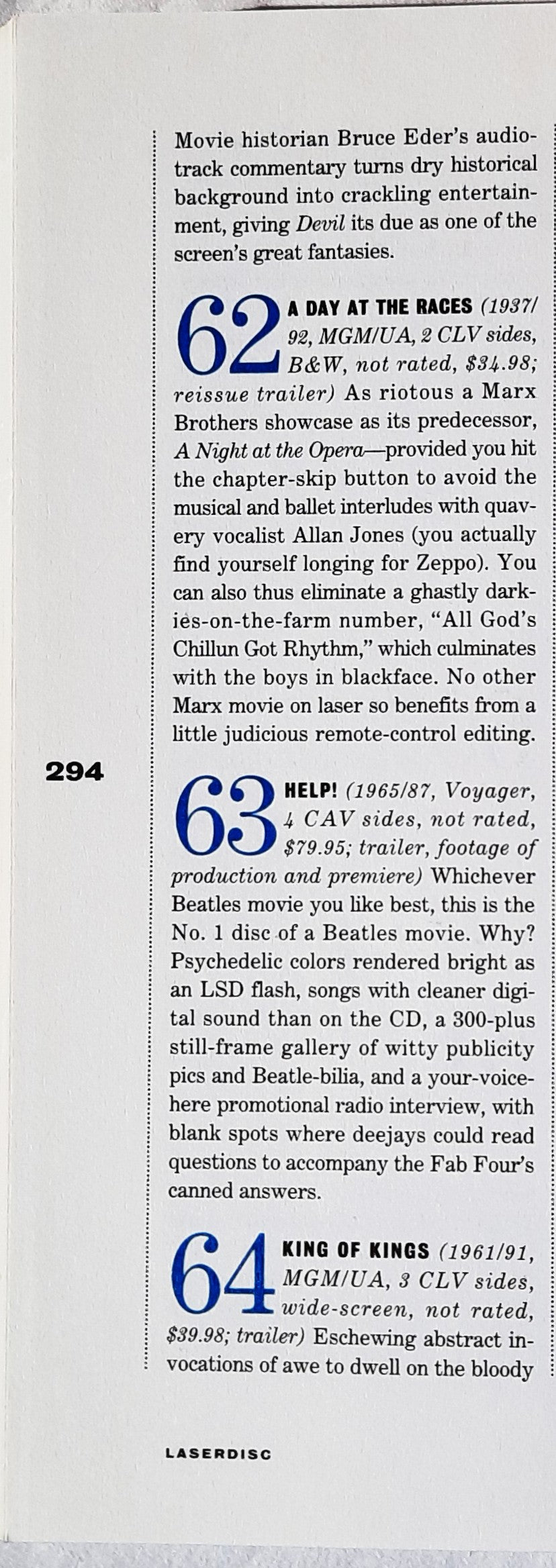 Guide to the Greatest Movies Ever Made by Entertainment Weekly (Good, Pbk, 1994, Warner Books, 341 pages)