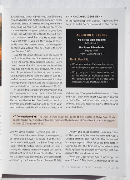 The No-Stress Bible Guide: Learn the Big Picture, Key Passages, and Divine Plan by George W. Knight (New, 2019, Pbk, 320 pages, Barbour)