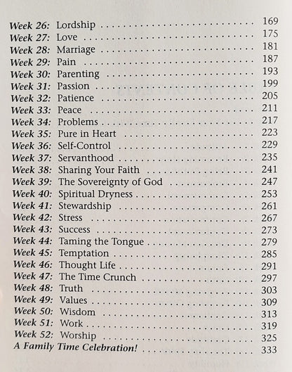 Your Family Time with God: A Weekly Plan for Family Devotions by John Maxwell; Brad Lewis (Very good, 1995, HC, 333 pages, Chariot Family Publishing)