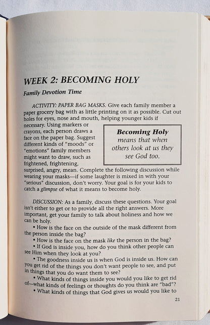 Your Family Time with God: A Weekly Plan for Family Devotions by John Maxwell; Brad Lewis (Very good, 1995, HC, 333 pages, Chariot Family Publishing)