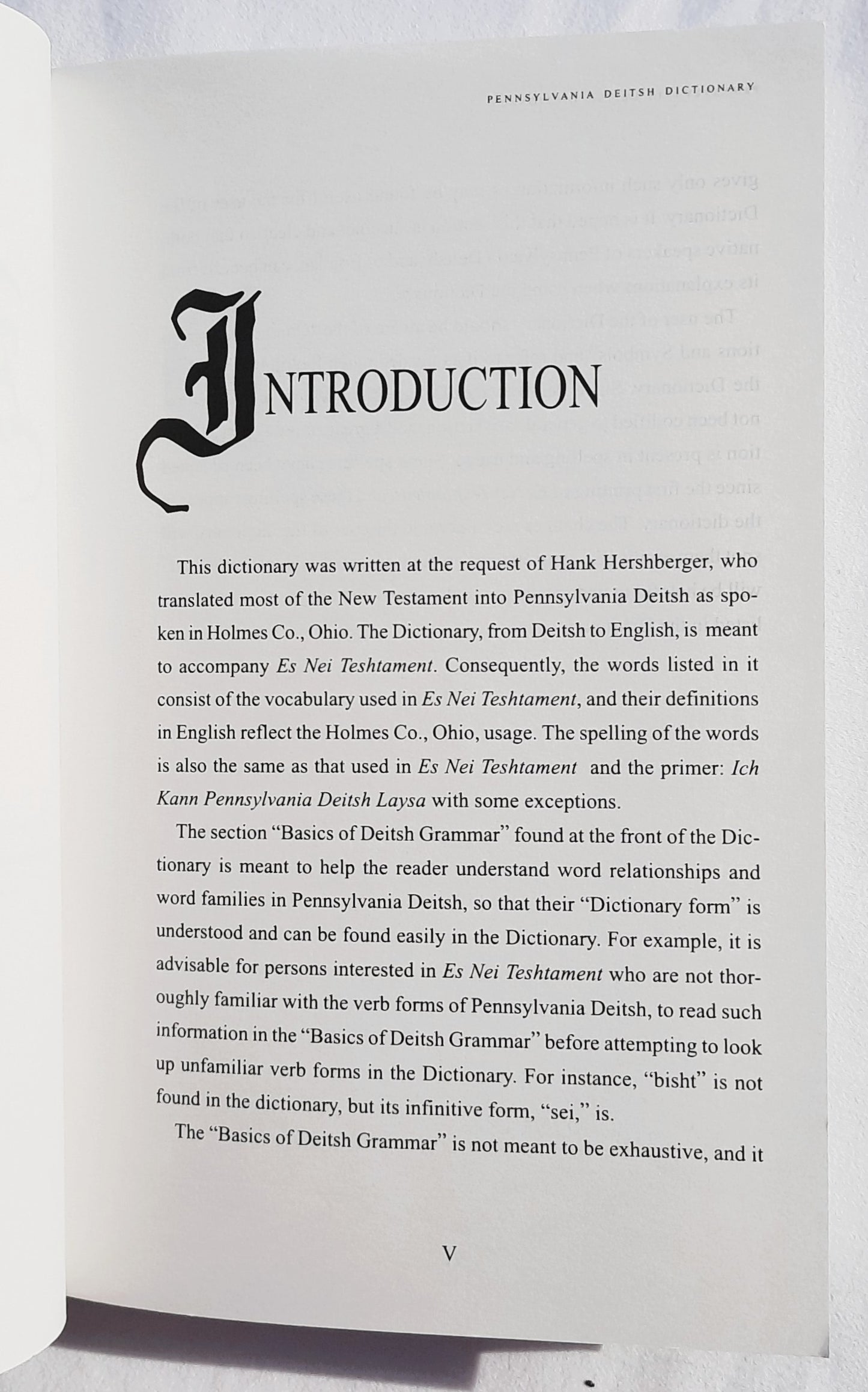 Pennsylvania Deitsch Dictionary von Thomas Beachy (Sehr gut, 1999, Paperback, 164 Seiten, Carlisle Press)