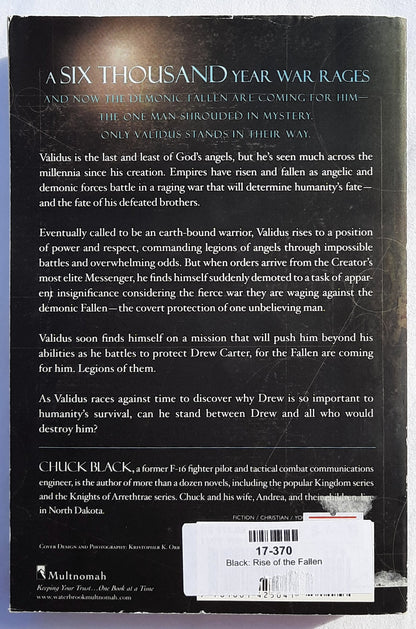 Rise of the Fallen by Chuck Black (Wars of the Realm #2, Good, 20115, Pbk, 320 pages, Multnomah)