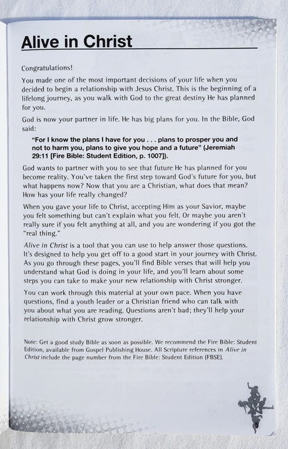 Alive in Christ by Gospel Publishing House (Good, 2009, Pbk)