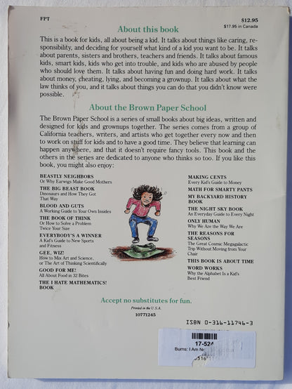 I Am Not a Short Adult by Marilyn Burns; Martha Weston (Good, 1977, Pbk, 125 pages, Little, Brown & Co.)