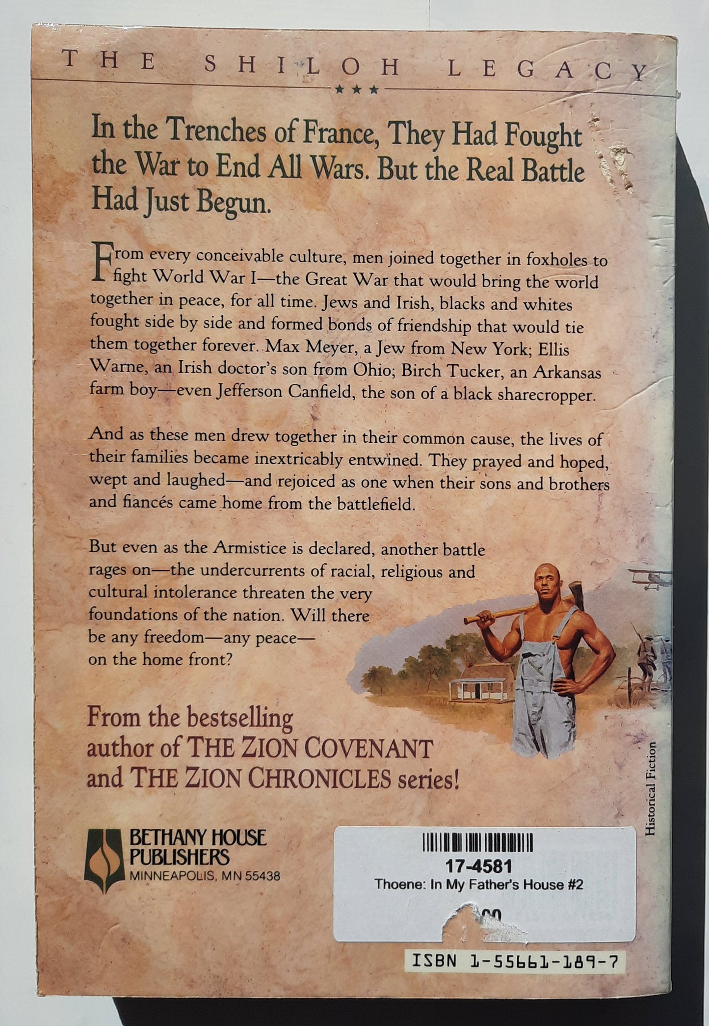 In My Father's House by Bodie Thoene (Shiloh Legacy #1, Good, 1992, Pbk, 430 pages, Bethany House))