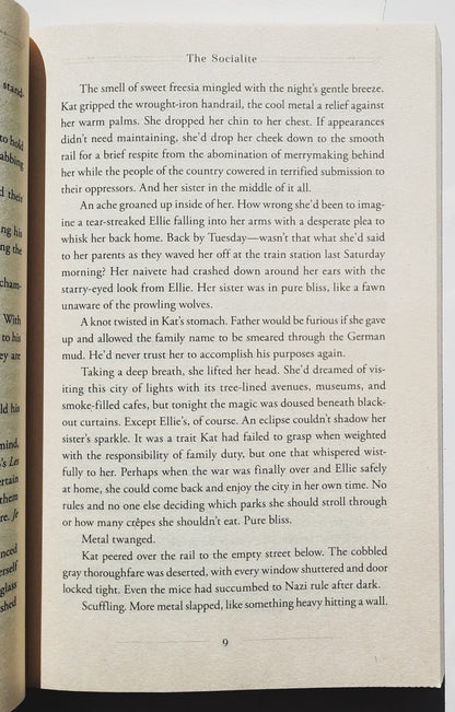 The Socialite: A Novel of WWII by J'Nell Ciesielski (New, 2020, Pbk, 368 pages, Thomas Nelson)