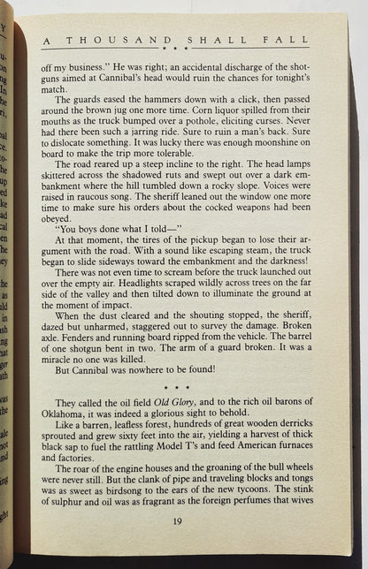 A Thousand Shall Fall by Bodie Thoene (Shiloh Legacy #2, Very Good, 1992, Pbk, 428 pages Bethany House)