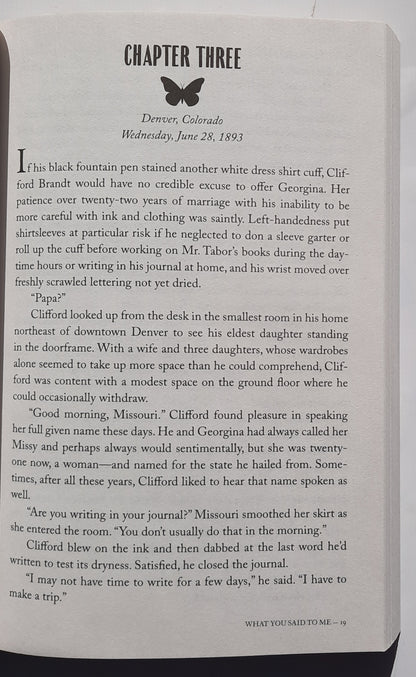 What You Said to Me by Olivia Newport (Tree of Life #4, New, 2020, Pbk, 256 pages, Barbour)