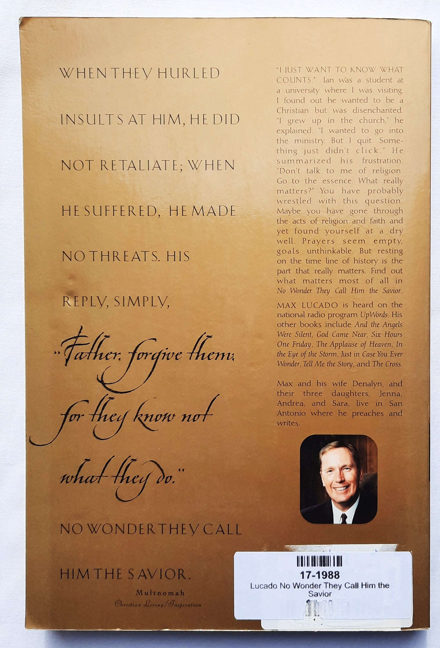 Kein Wunder, dass sie ihn den Retter nennen von Max Lucado (Gut, 1998, Taschenbuch, 224 Seiten, Multnomah)