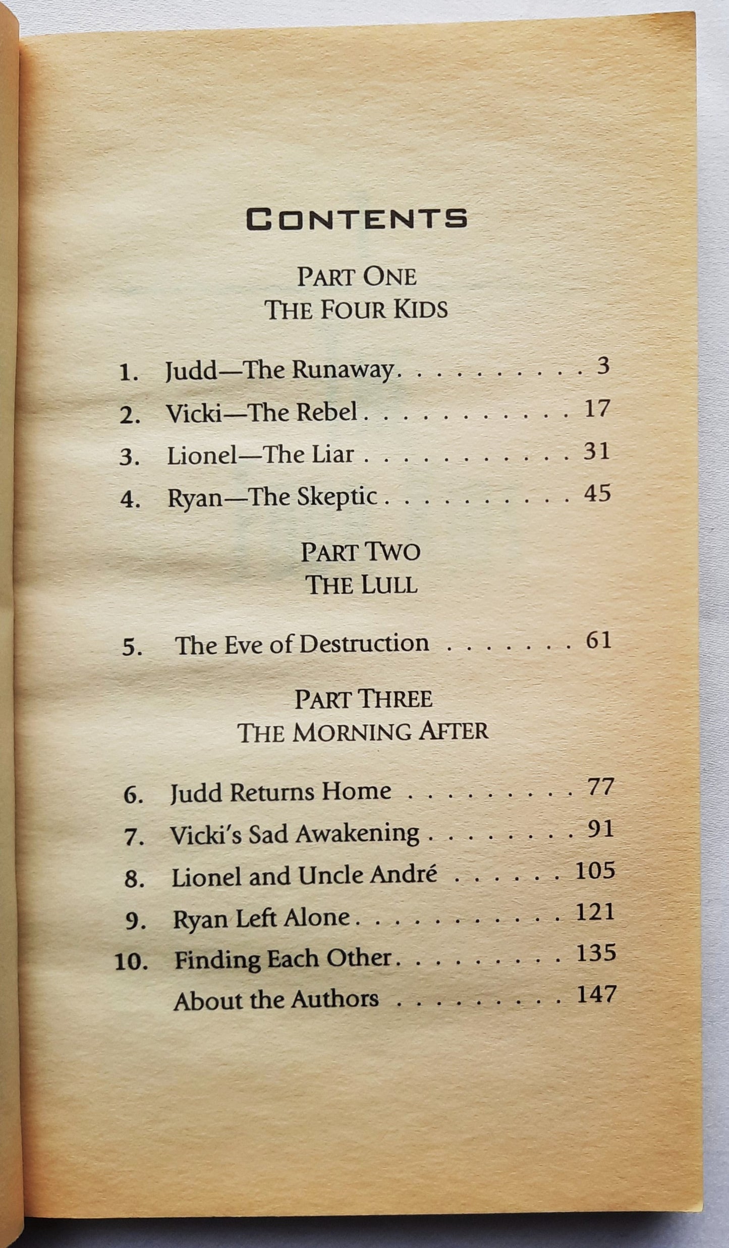 The Vanishings by Jerry B. Jenkins; Tim LaHaye (Left Behind Kids #1, Good, 1988, PBK, 160 pages, Tyndale House)