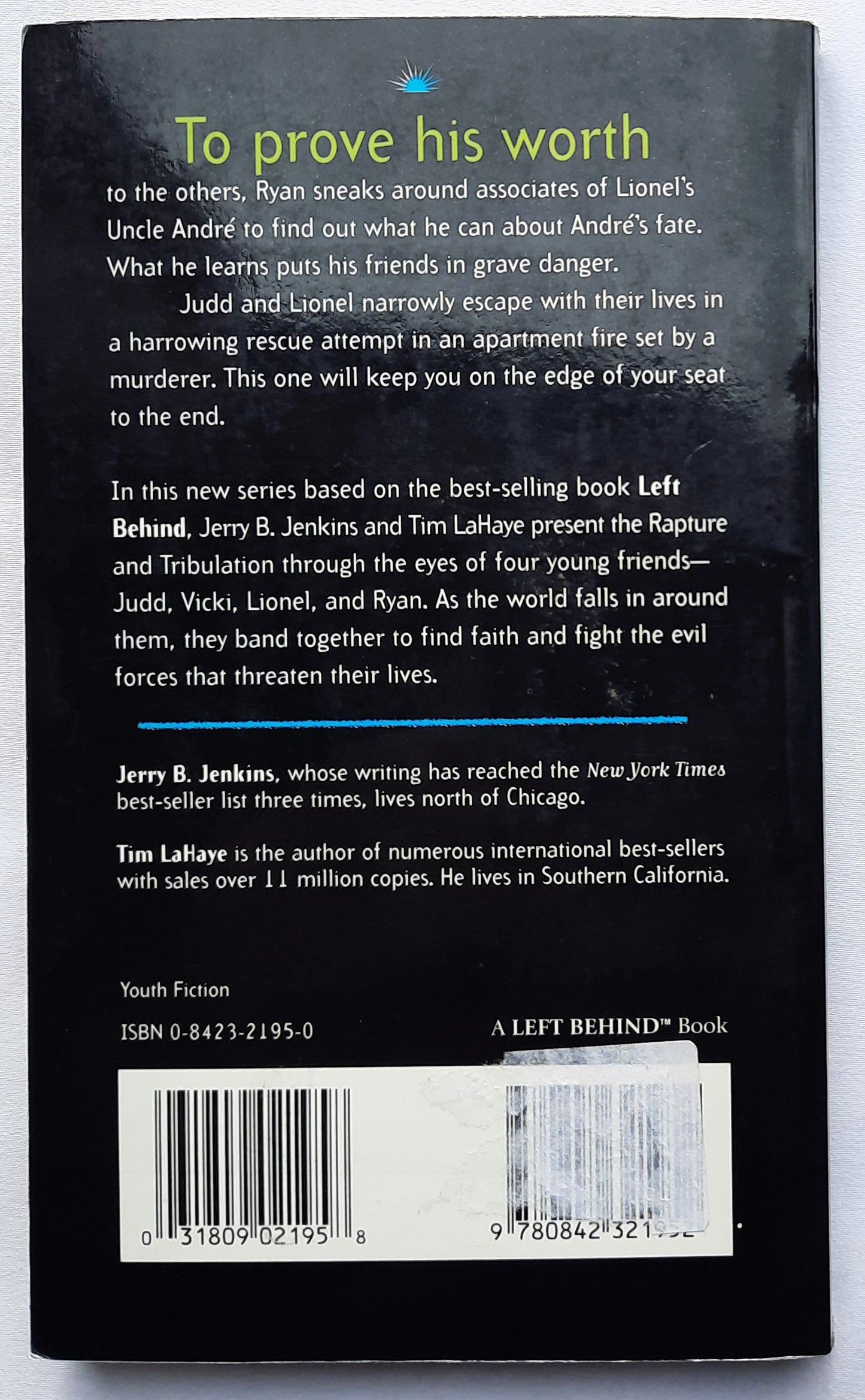 Through the Flames by Jerry B. Jenkins; Tim LaHaye (Left Behind Kids #3, Good, 1998, PBK, 160 pages, Tyndale House)