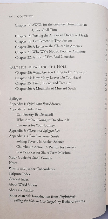 The Hole in Our Gospel von Richard Stearns (Neu m. DA, 2014, Pbk, 372 Seiten, Thomas Nelson)