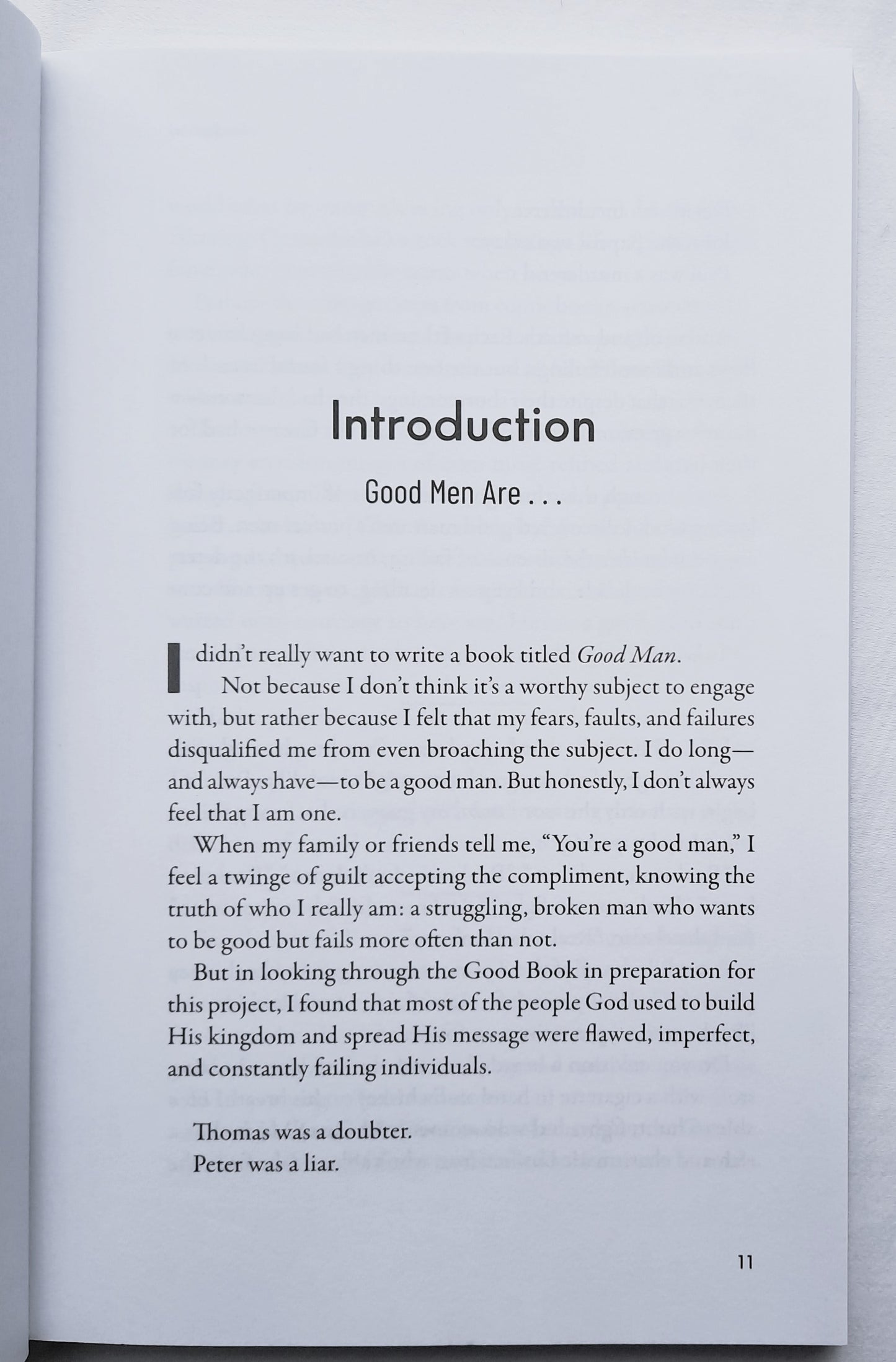 Good Man: An Honest Journey into Discovering Who Men Were Actually Created to Be by Nathan Clarkson (New, 2020, Pbk, 192 pages, Baker)