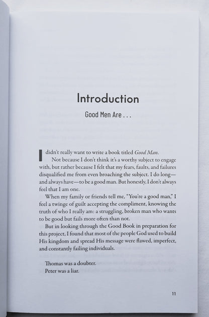 Good Man: An Honest Journey into Discovering Who Men Were Actually Created to Be by Nathan Clarkson (New, 2020, Pbk, 192 pages, Baker)