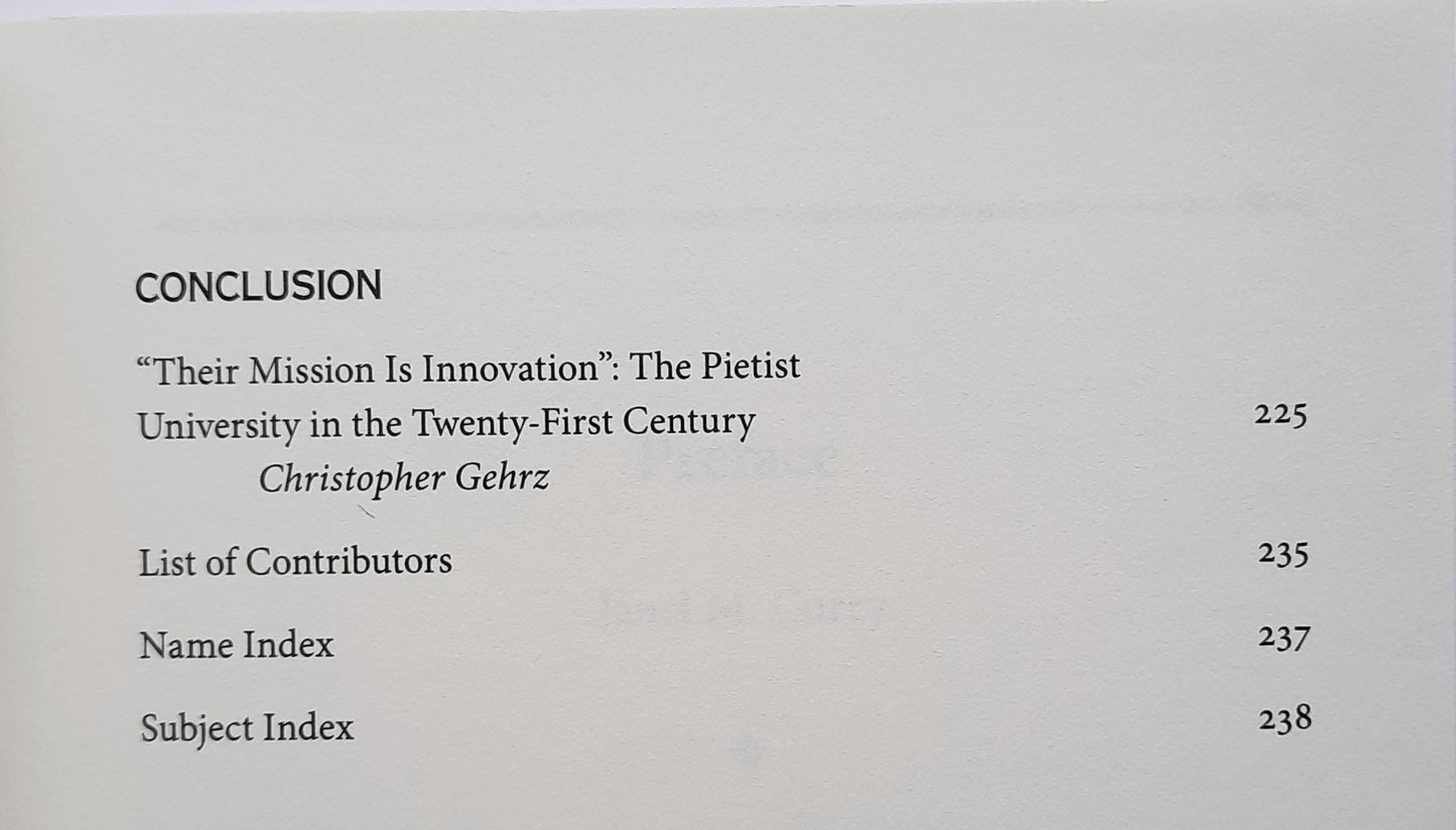 The Pietist Vision of Christian Higher Education by Christopher Gehrz (New, 2015, Pbk, 240 pages, IVP Academic)