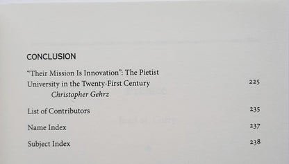 The Pietist Vision of Christian Higher Education by Christopher Gehrz (New, 2015, Pbk, 240 pages, IVP Academic)