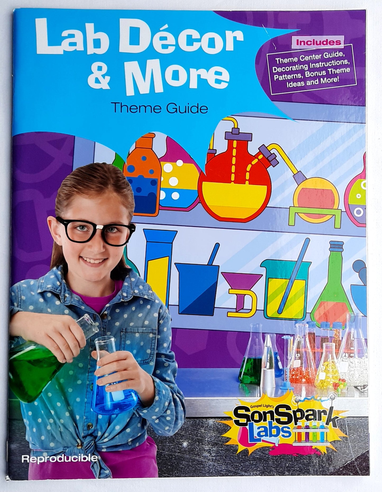 Lab Decor & More Theme Guide by Gospel Light (SonSpark Labs VBS, New, Pbk, 2015)