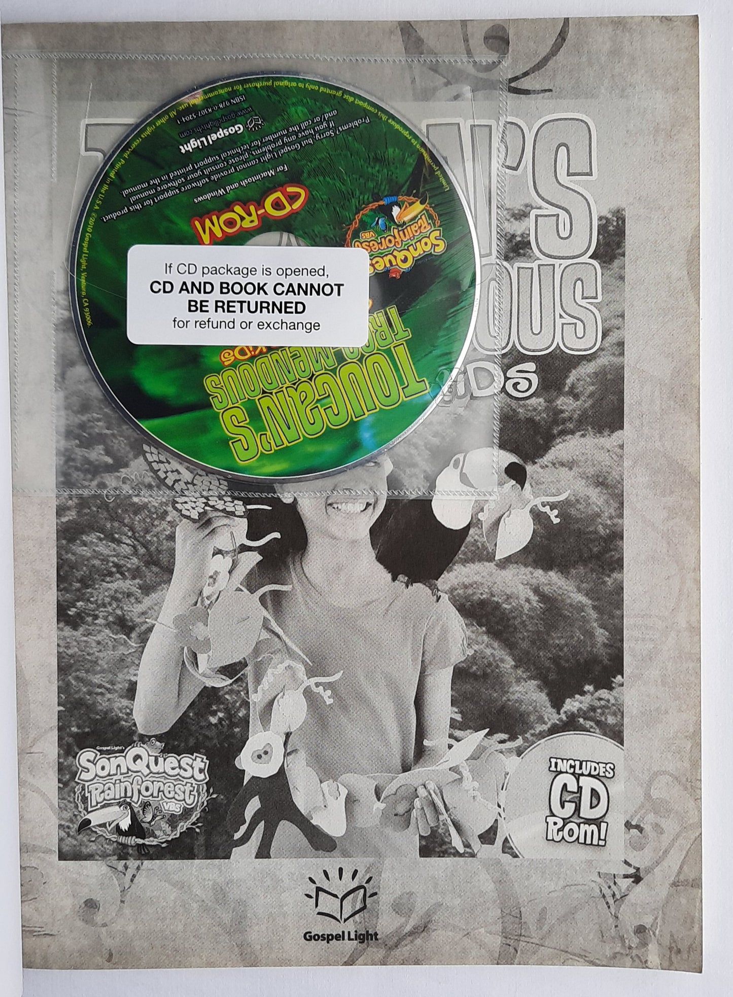 Toucan's Tree-Mendous Crafts for Kids by Gospel Light (SonQuest Rainforest, New, 2010, Pbk, 80 pages, Gospel Light))