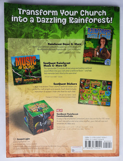 Toucan's Tree-Mendous Crafts for Kids by Gospel Light (SonQuest Rainforest, New, 2010, Pbk, 80 pages, Gospel Light))