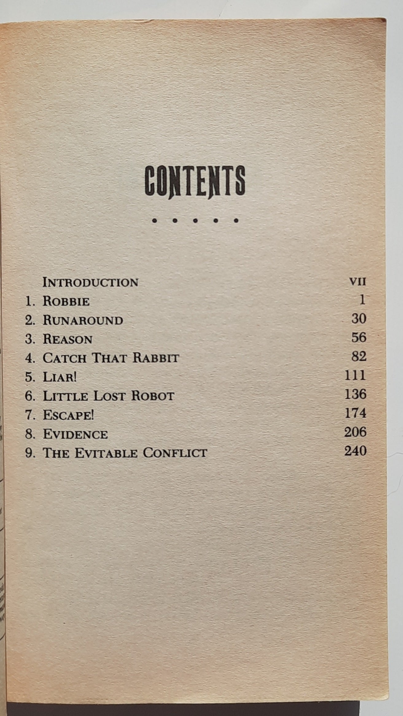 I, Robot by Isaac Asimov (Very good, 1991, Pbk, 272 pages, Bantam Books)