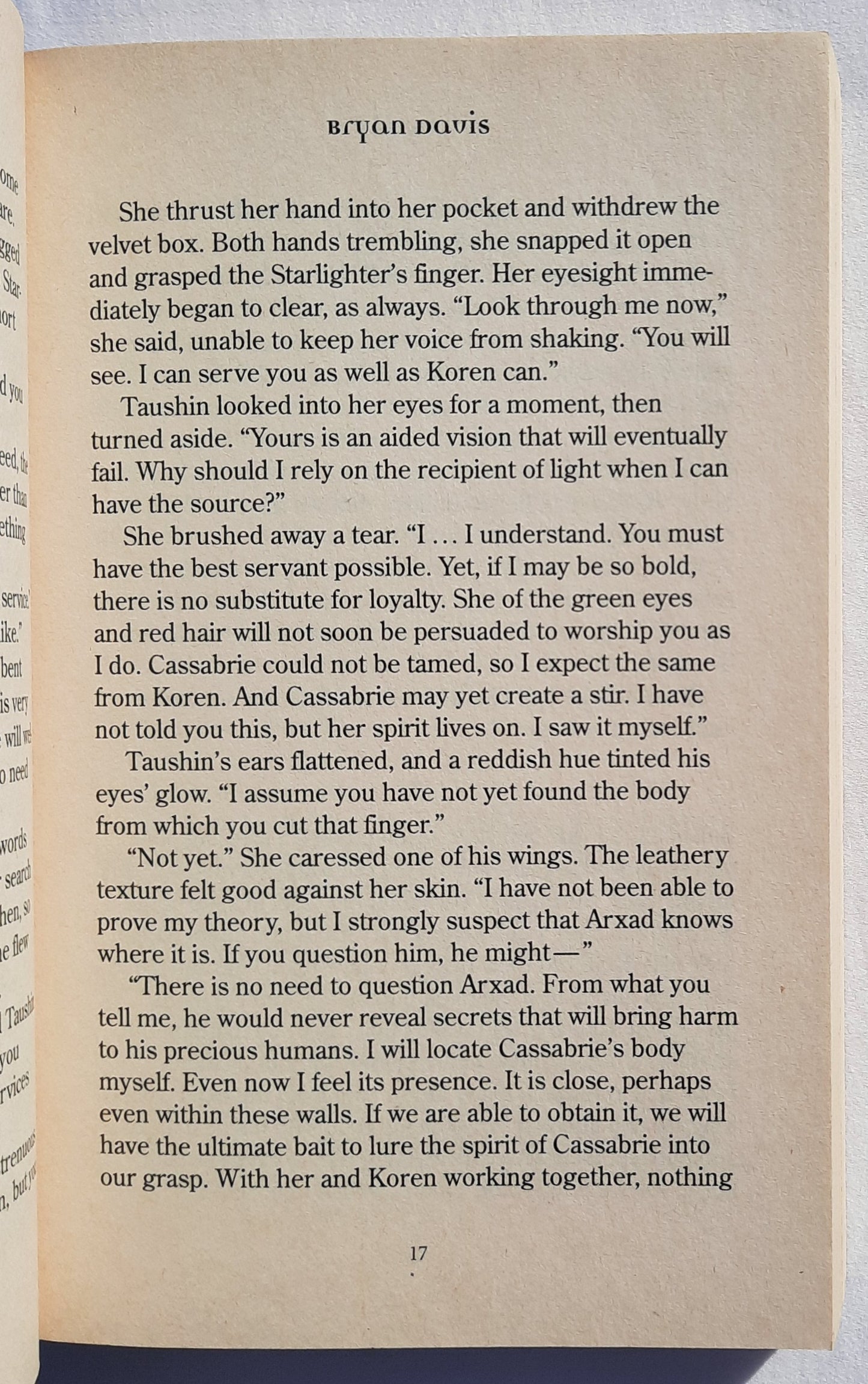 Warrior #2 by Bryan Davis (Dragons of Starlight, New, 2011, Pbk, Zondervan, 421 pages)