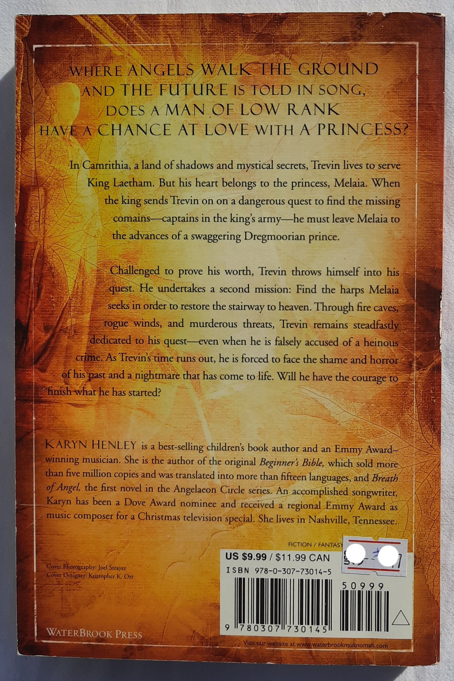 Eye of the Sword #2 by Karyn Henley (Angelaeon Circle, Very good, 2012, Pbk, 256 pages, WaterBrook Press)