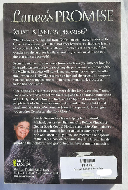 Lanee's Promise by Linda Stewart Greear (New, 2013, Pbk, 240 pages, Bridge Logos)