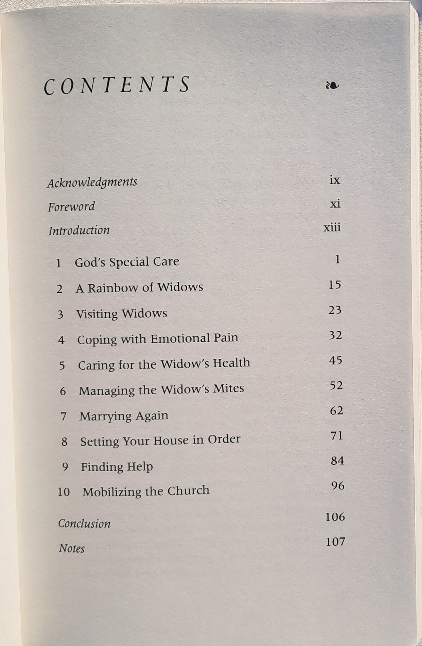 Caring for Widows: You and Your Church Can Make a Difference by Wesley Teterud (Good, 1994, Pbk, 128 pages, Baker Books)gs)