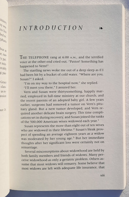 Caring for Widows: You and Your Church Can Make a Difference by Wesley Teterud (Good, 1994, Pbk, 128 pages, Baker Books)gs)
