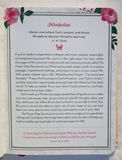 The Prayer Map Devotional von Donna K. Maltese (Neu, 2020, gebunden, 240 Seiten, Barbour Books)