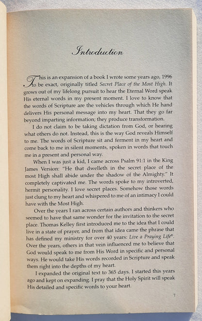 Conversations with the Most High 365 Days by Jennifer Kennedy Dean (New, 2014, Pbk, 224 pages, New Hope Publishers)