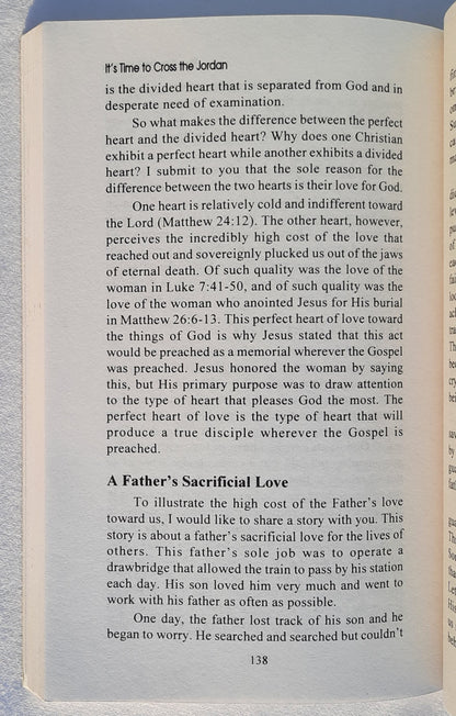 It's Time to Cross the Jordan von J. Doug Stringer (Gut, 2002, Pbk, 216 Seiten, Bridge Logos)