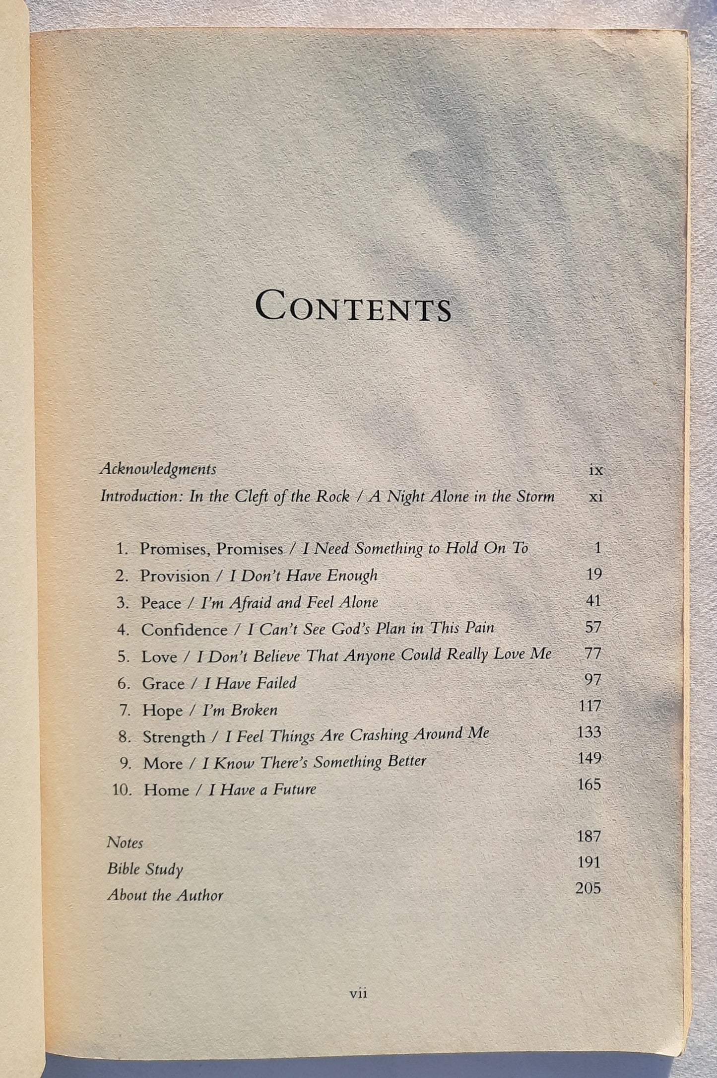 The Shelter of God's Promises: Finding Comfort, Confidence, and Hope During Uncertain Times by Sheila Walsh (Good, 2011, Pbk, 205 pages, Thomas Nelson)
