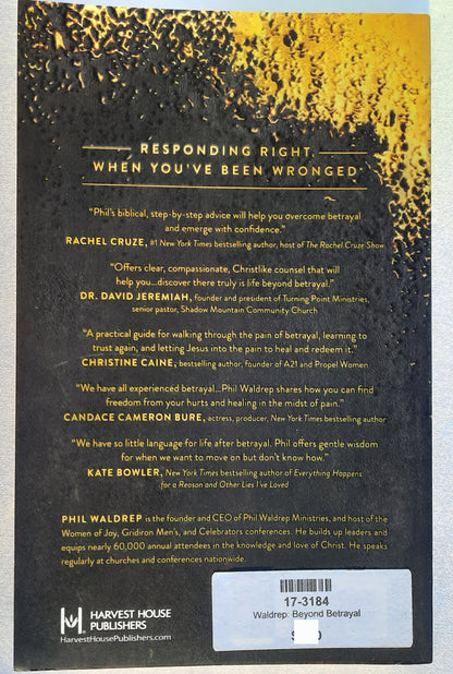 Beyond Betrayal by Phil Waldrep (Good, 2020, Pbk, 222 pages, Harvest House)