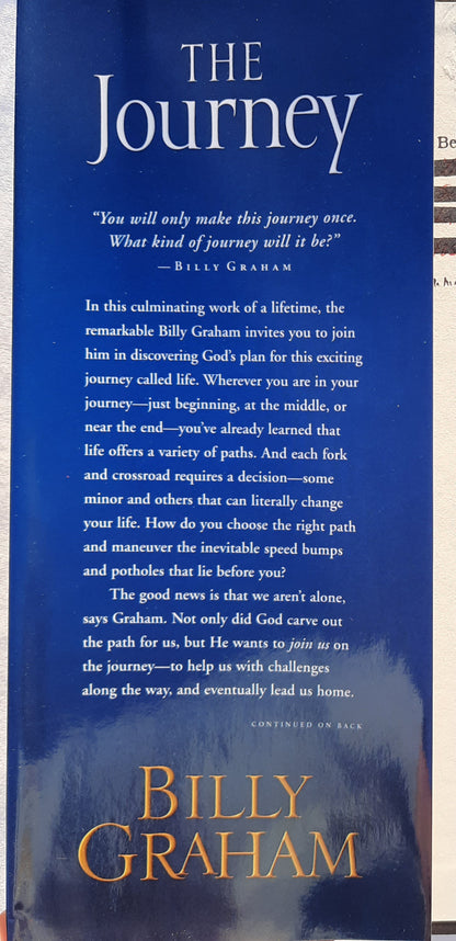 The Journey: How to Live by Faith in an Uncertain World von Billy Graham (Sehr gut, 2006, HC, 312 Seiten, W Publishing Group)