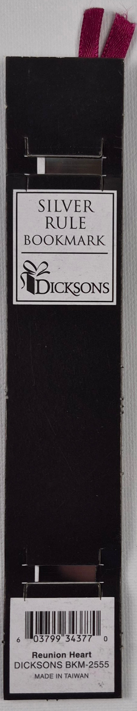 Das Lesezeichen „The Reunion Heart“ versilbert von Dicksons (Neu, BKM-2555)