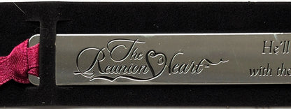 Das Lesezeichen „The Reunion Heart“ versilbert von Dicksons (Neu, BKM-2555)