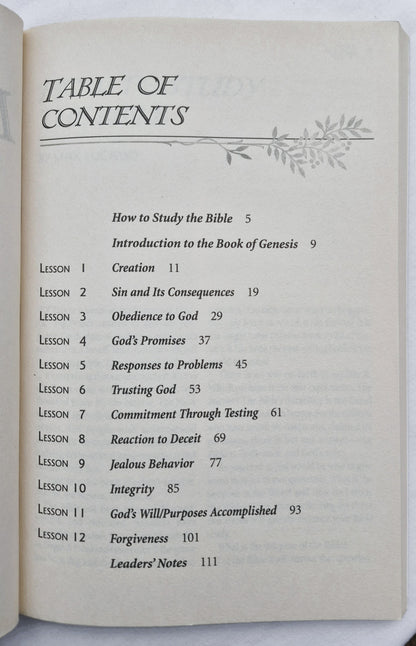 Life Lessons with Max Lucado: Genesis (New, 1997, Pbk, 128 pages, Thomas Nelson)